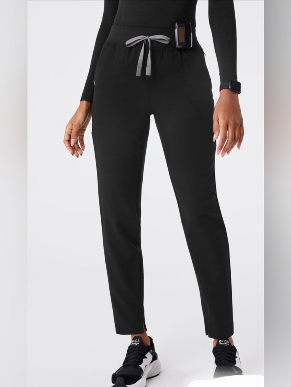 FIGS ALVA HIGH WAISTED TAPERED SCRUB PANTS